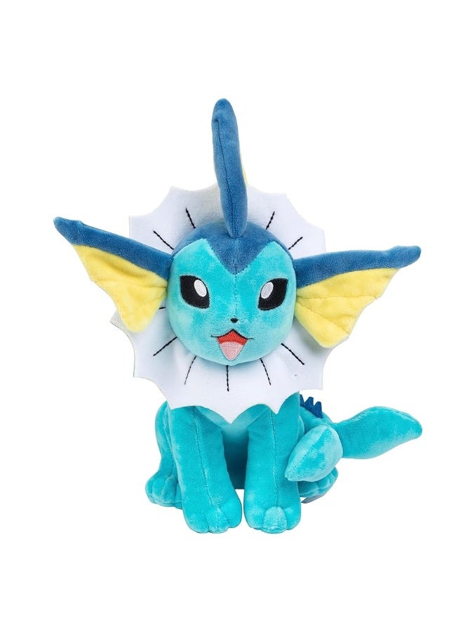 Pokemon Pokmon Vaporeon 8 Plush  Officially Licensed  Eevee Evolution Stuffed Animal Toy  Great Gift for Kids Boys Girls Fans