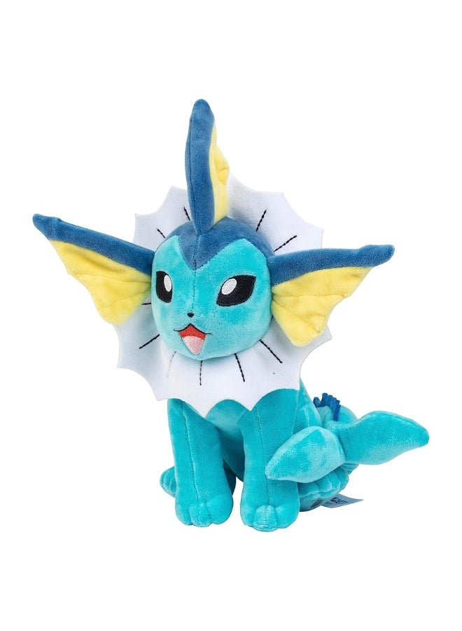 Pokemon Pokmon Vaporeon 8 Plush  Officially Licensed  Eevee Evolution Stuffed Animal Toy  Great Gift for Kids Boys Girls Fans