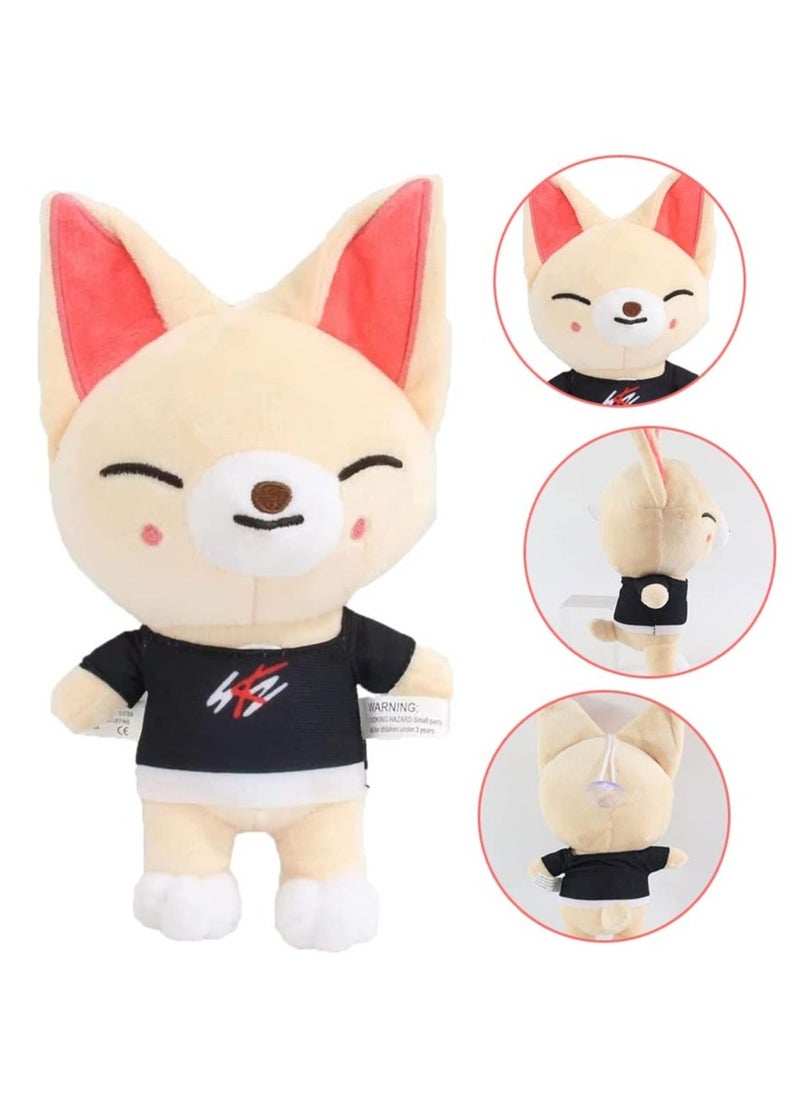 Plush Toy Stray Kids Stuffed Toy  Fox Doll Stuffed Animals Toy, Stray Kids Cuddly Toy Soft Plush Doll Toy for Kids Adults Boy Girls Soft Stray Plush Birthday Gifts for Kids