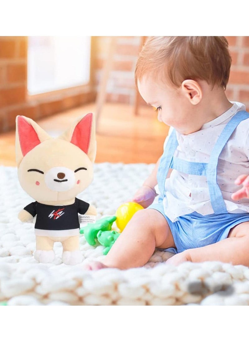 Plush Toy Stray Kids Stuffed Toy  Fox Doll Stuffed Animals Toy, Stray Kids Cuddly Toy Soft Plush Doll Toy for Kids Adults Boy Girls Soft Stray Plush Birthday Gifts for Kids