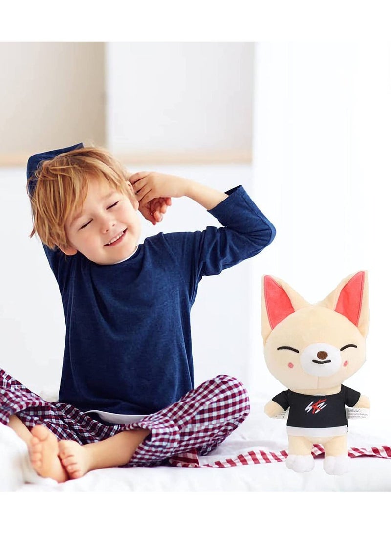 Plush Toy Stray Kids Stuffed Toy  Fox Doll Stuffed Animals Toy, Stray Kids Cuddly Toy Soft Plush Doll Toy for Kids Adults Boy Girls Soft Stray Plush Birthday Gifts for Kids