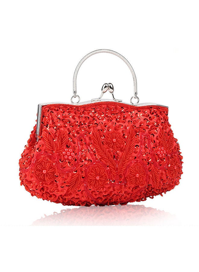 Trendy Evening Clutch Bag Red