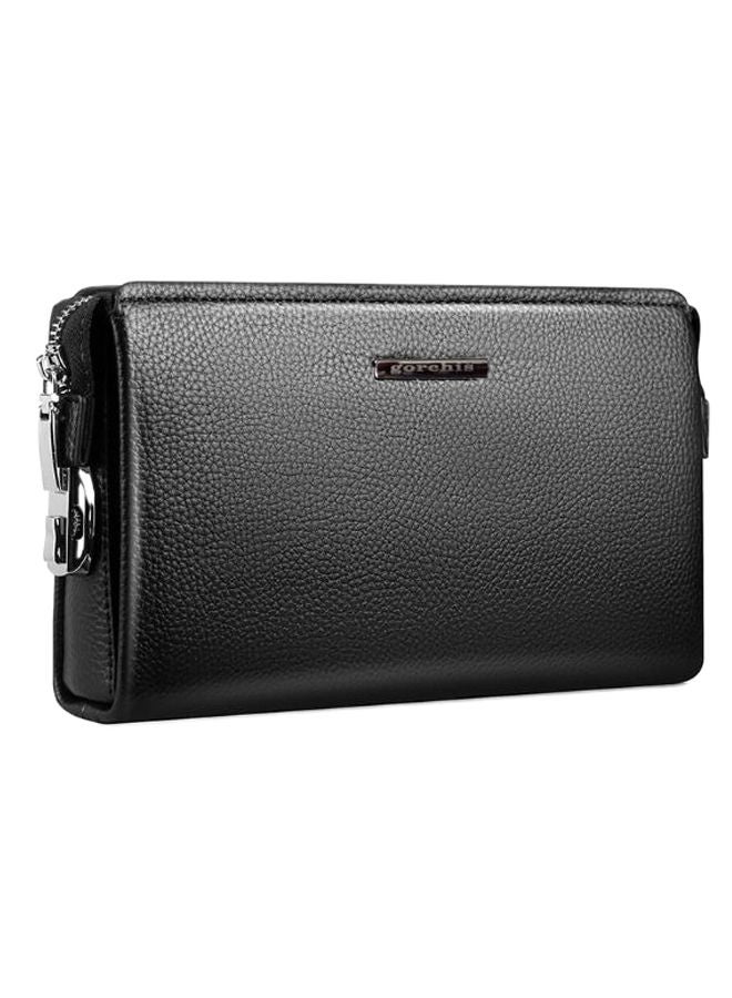 Large Capacity Business Clutch Black