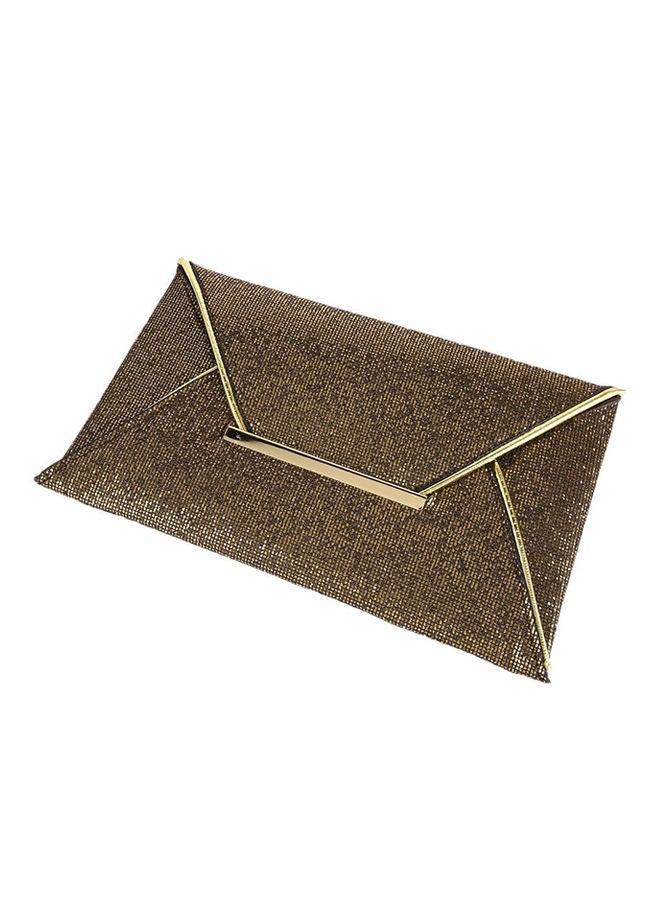 Sparkling Sequin Clutch Gold