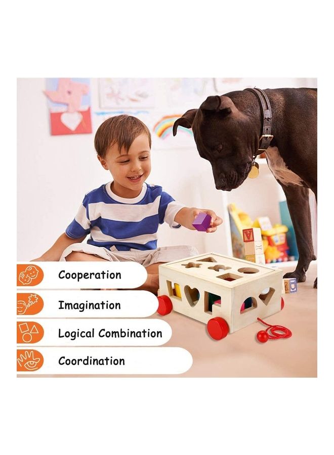 Educational Shape Sorter Building Blocks Set for Kids