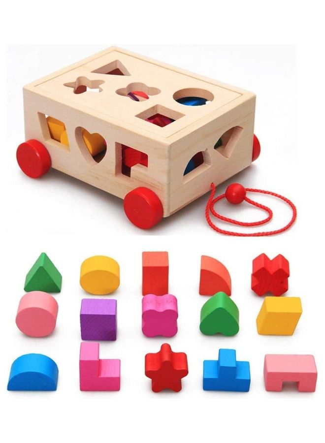 Educational Shape Sorter Building Blocks Set for Kids