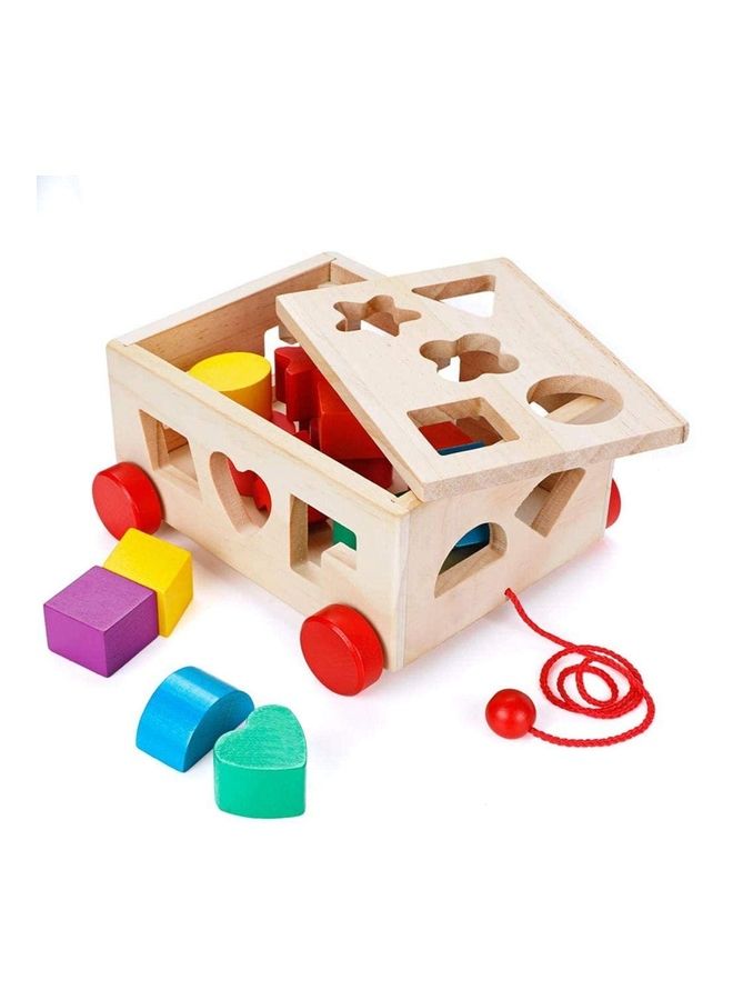 Educational Shape Sorter Building Blocks Set for Kids