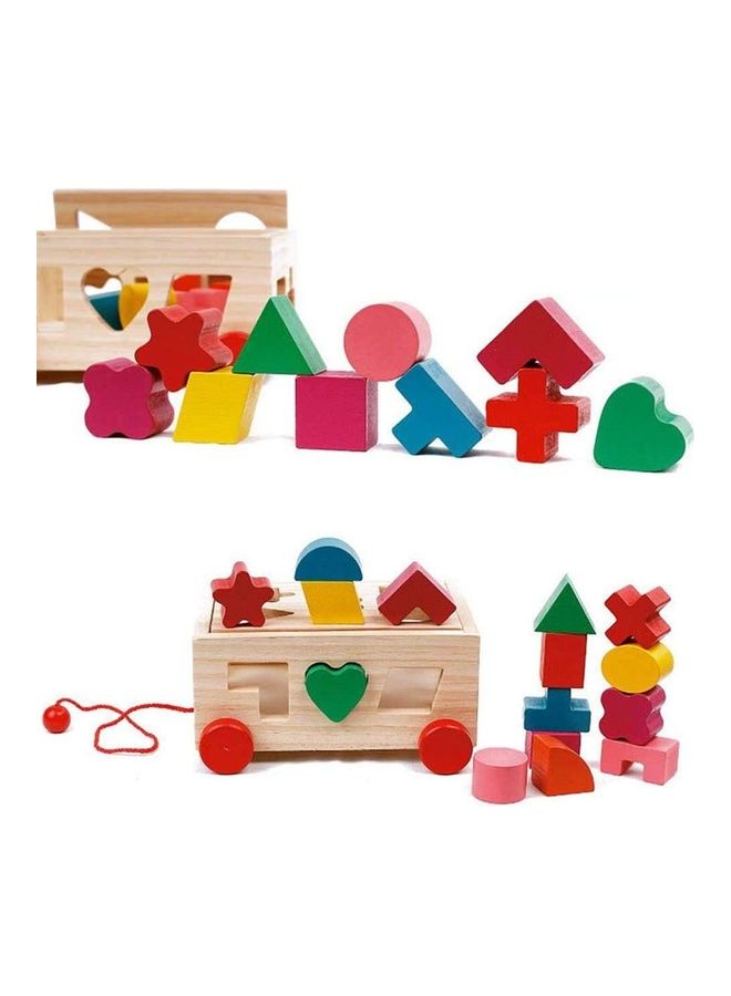 Educational Shape Sorter Building Blocks Set for Kids