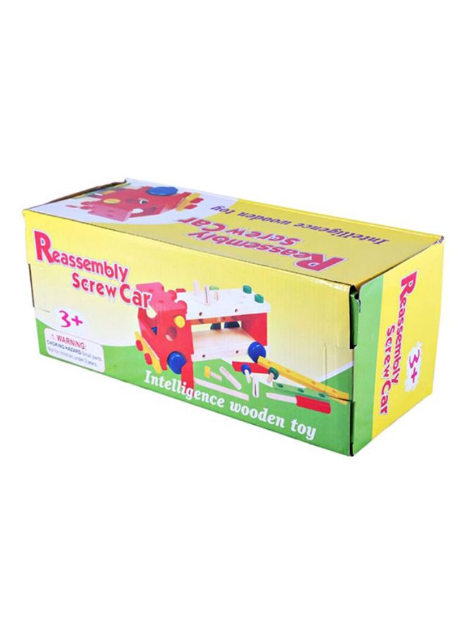 36-Piece Reassembly Screw Car Building Block Set