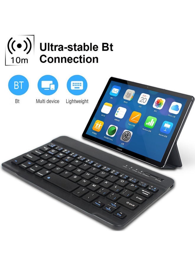 2-Piece Universal Type BT Keyboard and Mouse Set Black