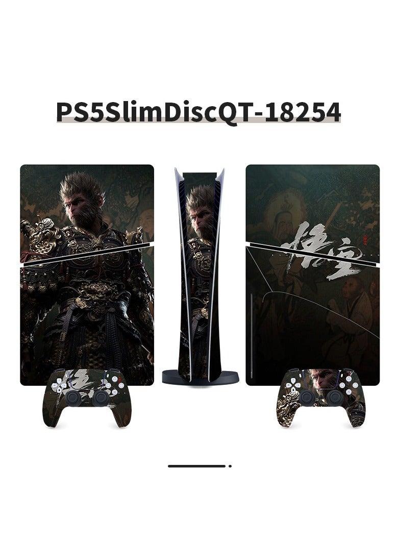 Suitable For Sony PS5 Gaming Console Black Myth Wukong Full Set Of Stickers