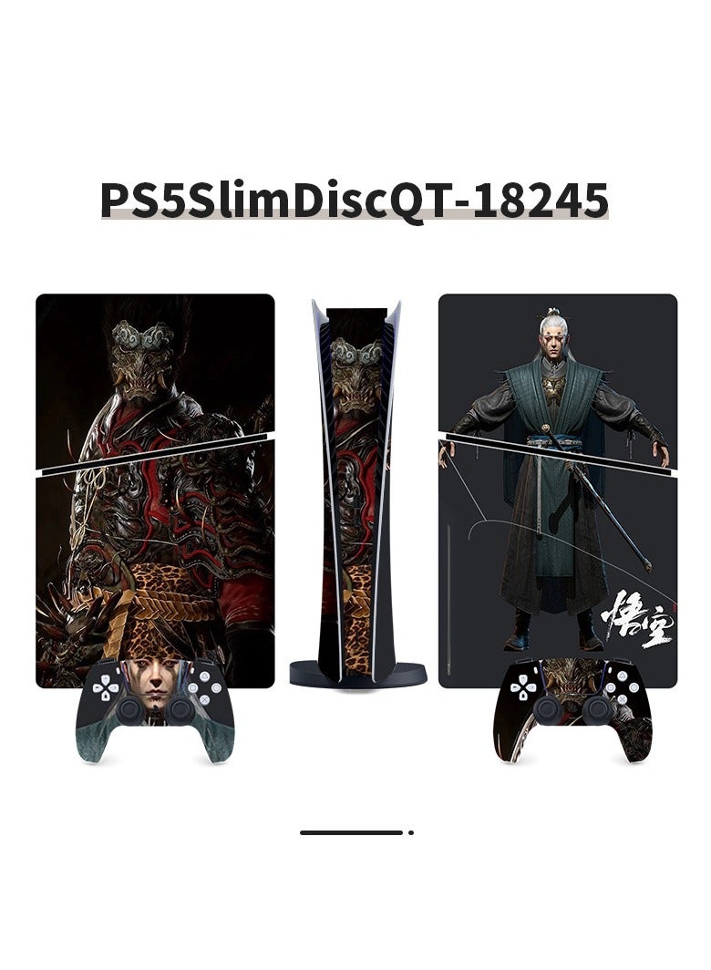 Suitable For Sony PS5 Gaming Console Black Myth Wukong Full Set Of Stickers