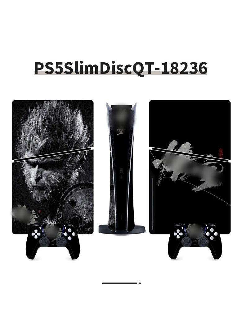 Suitable For Sony PS5 Gaming Console Black Myth Wukong Full Set Of Stickers