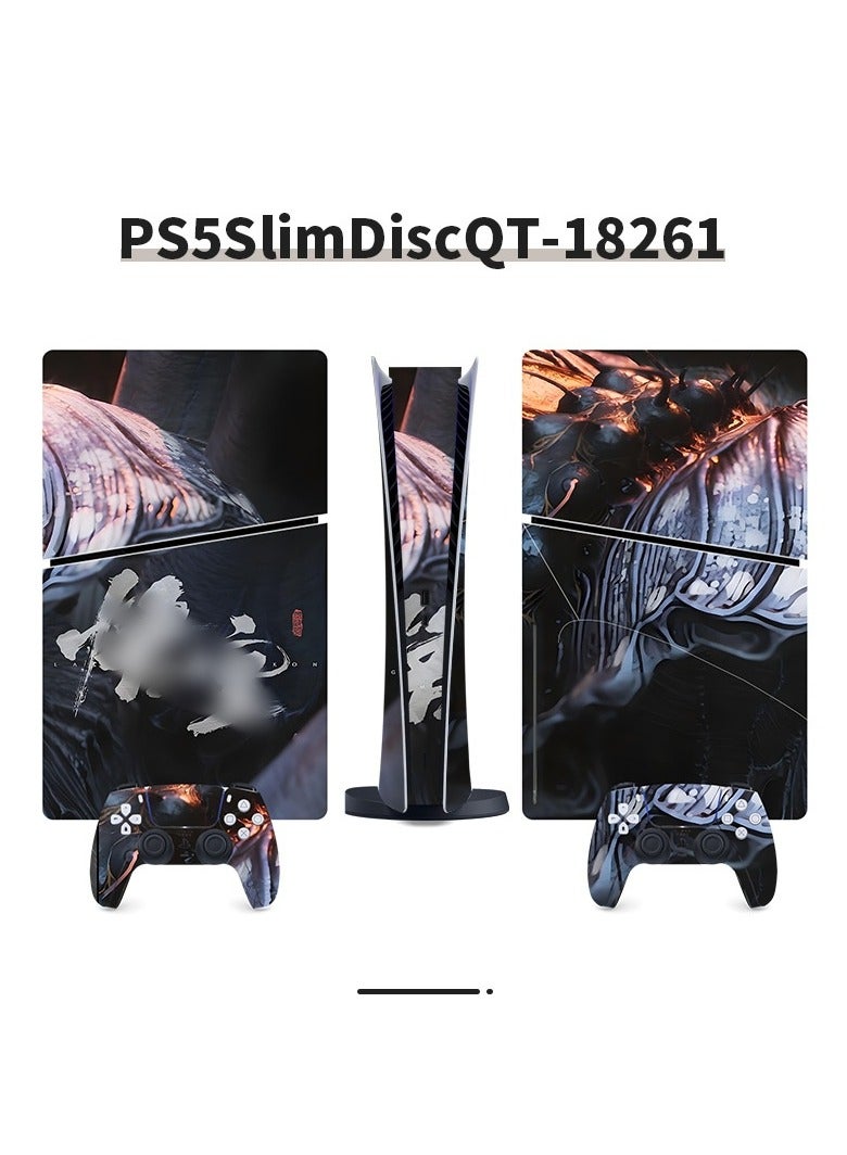 Suitable For Sony PS5 Gaming Console Black Myth Wukong Full Set Of Stickers