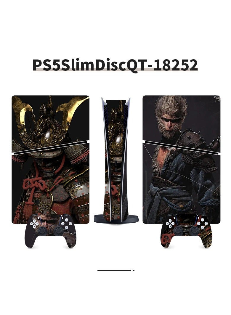 Suitable For Sony PS5 Gaming Console Black Myth Wukong Full Set Of Stickers