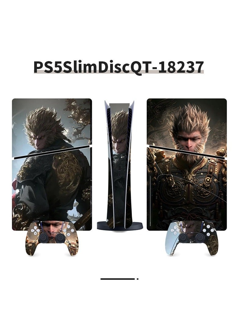 Suitable For Sony PS5 Gaming Console Black Myth Wukong Full Set Of Stickers