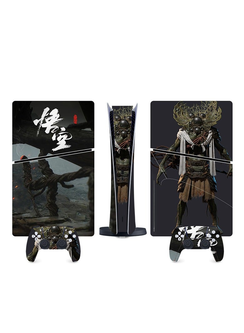 Suitable For Sony PS5 Gaming Console Black Myth Wukong Full Set Of Stickers