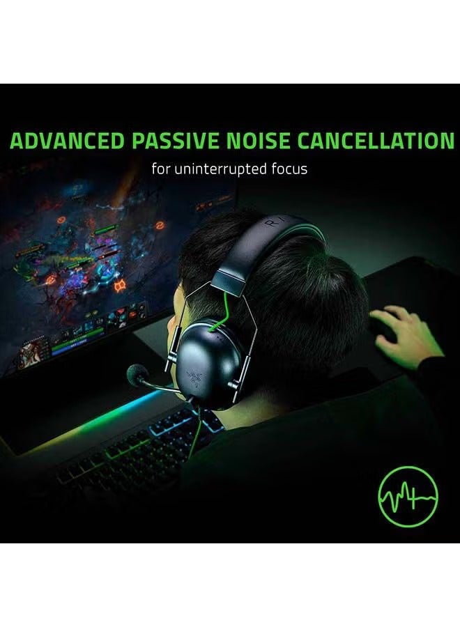 RAZER BlackShark V2 X Gaming Headset 7.1 Surround Sound 50mm Drivers Memory Foam Cushion For PC, PS4, PS5, Nintendo Switch, Xbox One, Xbox Series X|S, Mobile 3.5mm Audio Jack