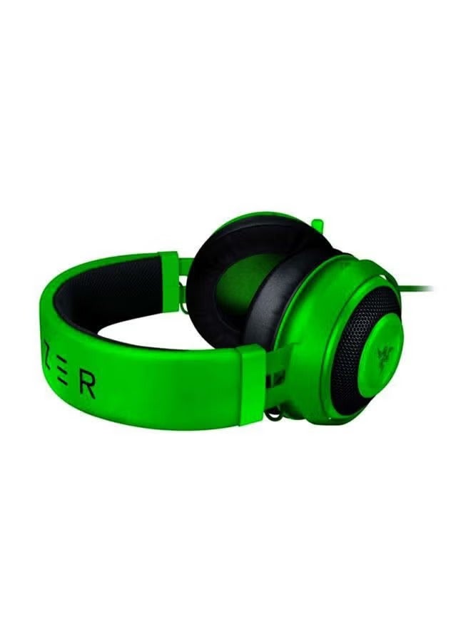 Razer Kraken Gaming Headset: Lightweight Aluminum Frame, Retractable Noise Isolating Microphone, For PC, PS4, PS5, Switch, Xbox One, Xbox Series X & S, Mobile, 3.5 mm Audio Jack – Green