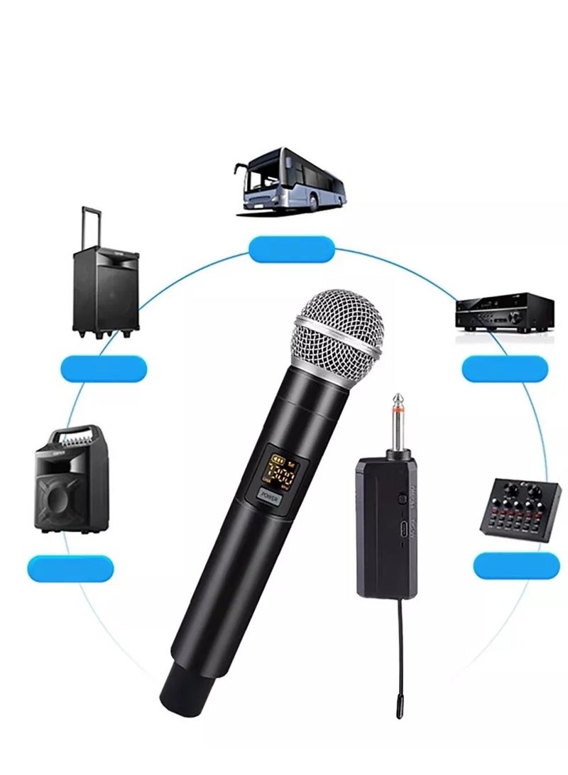 Handheld Wireless Microphone Black