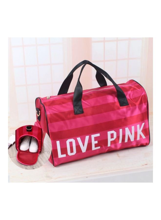 Polyester Duffle Bag Pink