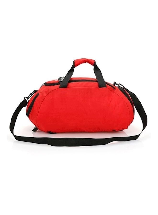 Nylon Duffle Bag Red/Black