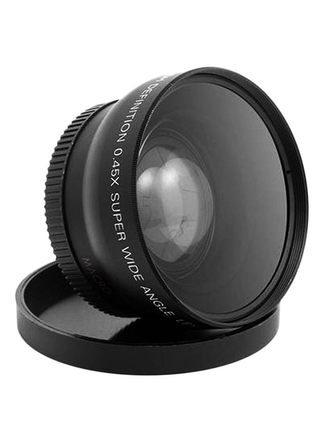 52MM 0.45x Fisheye Wide Angle Macro Lens For Nikon Black