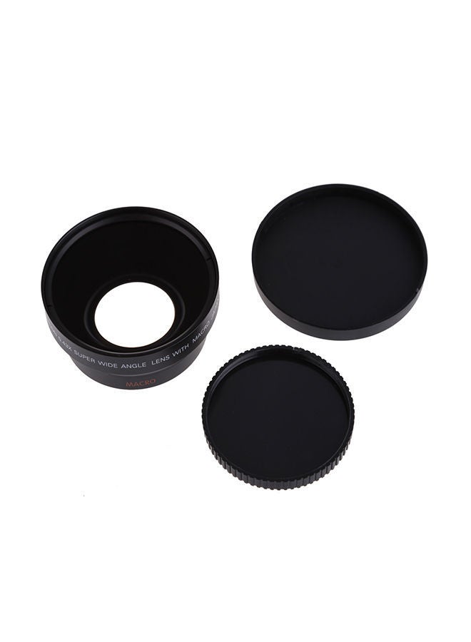 67mm Wide Angle Lens With Macro Black