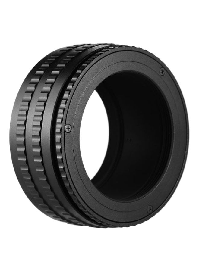 Lens Focusing Helicoid Adapter Ring Macro Extension Tube Black