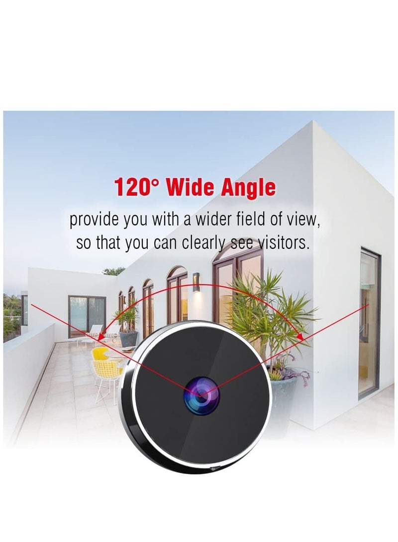 Peephole Camera for Apartment Door 3.5 inch LCD HD Screen 120 Degree Wide Angle Visual Doorbell Digital Door Viewer Super Long Standby Time