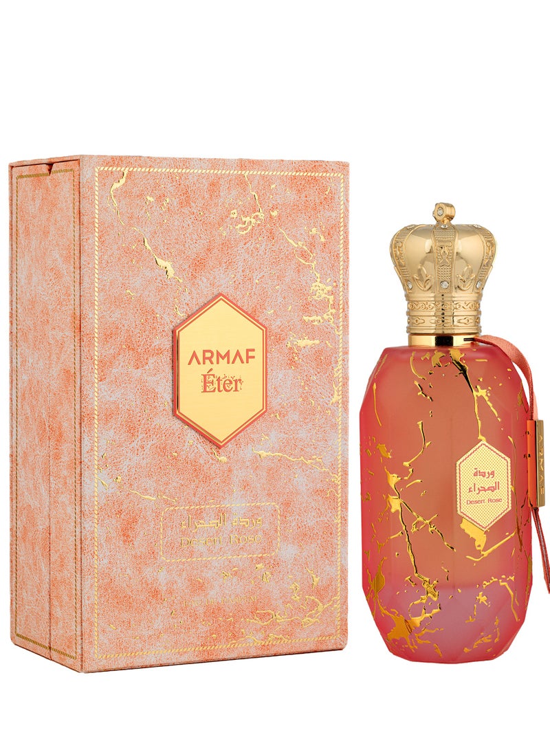 Armaf Eter Desert Rose Pink Eau De Parfum, Perfumes For Women and Men 100ml, Amber Floral Fragrance, Long Lasting, Perfume