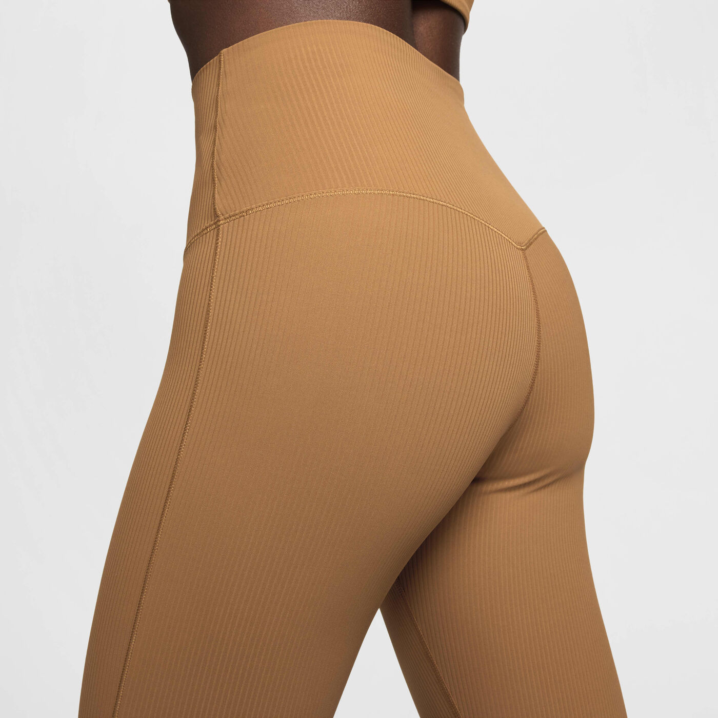 Women's Zenvy Rib Gentle-Support Full-Length Flared Leggings