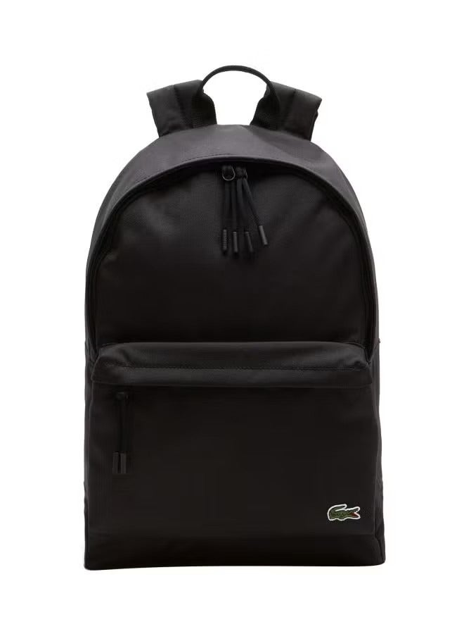 Logo Embroidered Backpack Black
