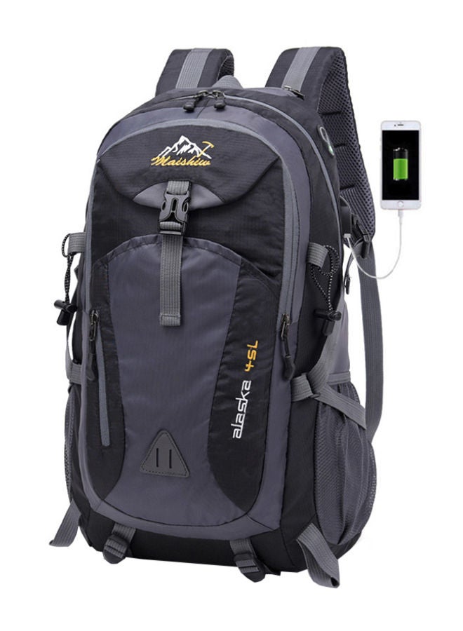 High Grade Waterproof Mountaineering Backpack Black