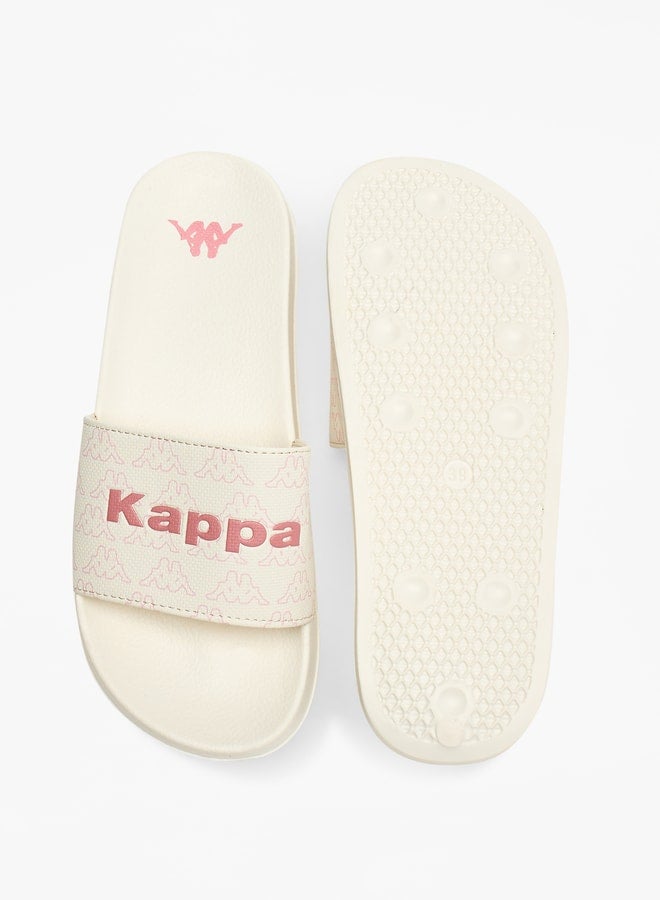 Women's Logo Print Slides