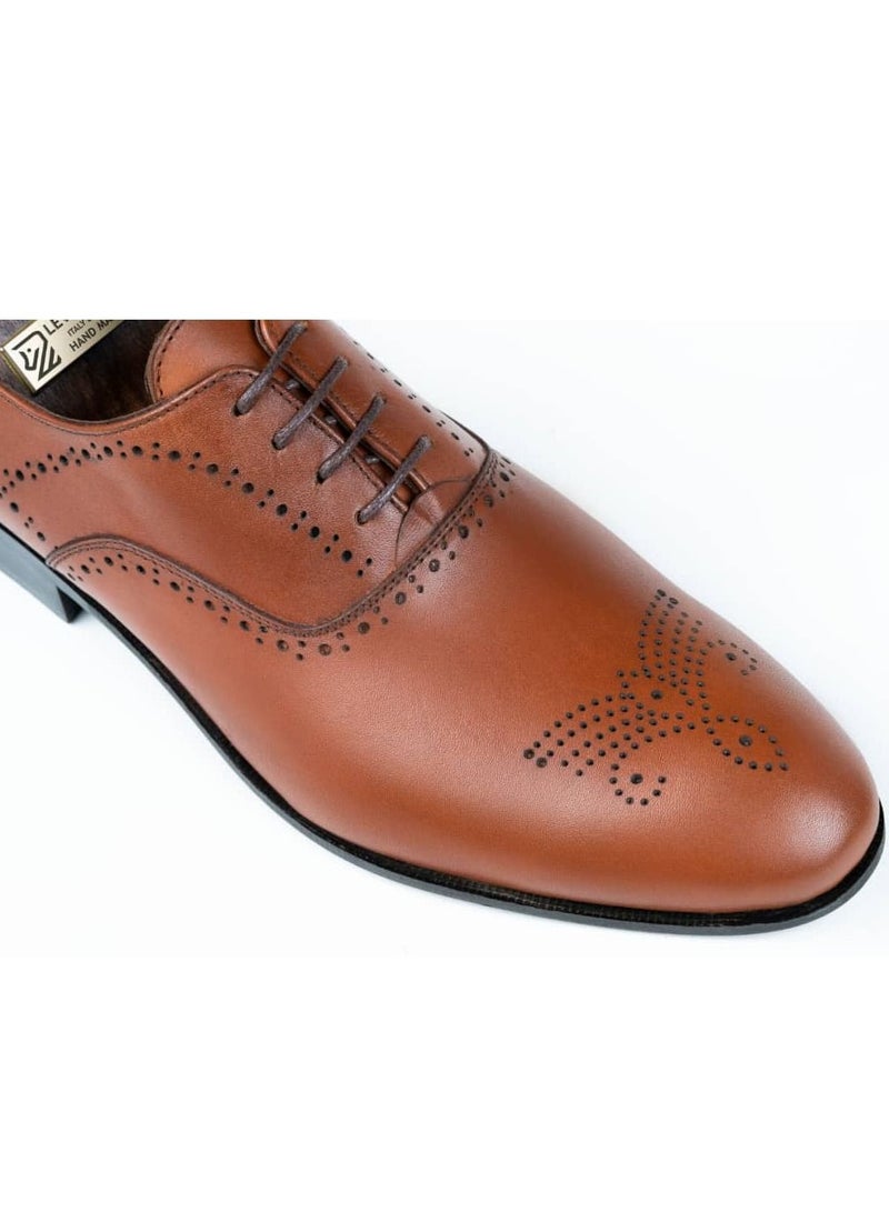 Levantino Men's Oxford Shoes with Lace-Up