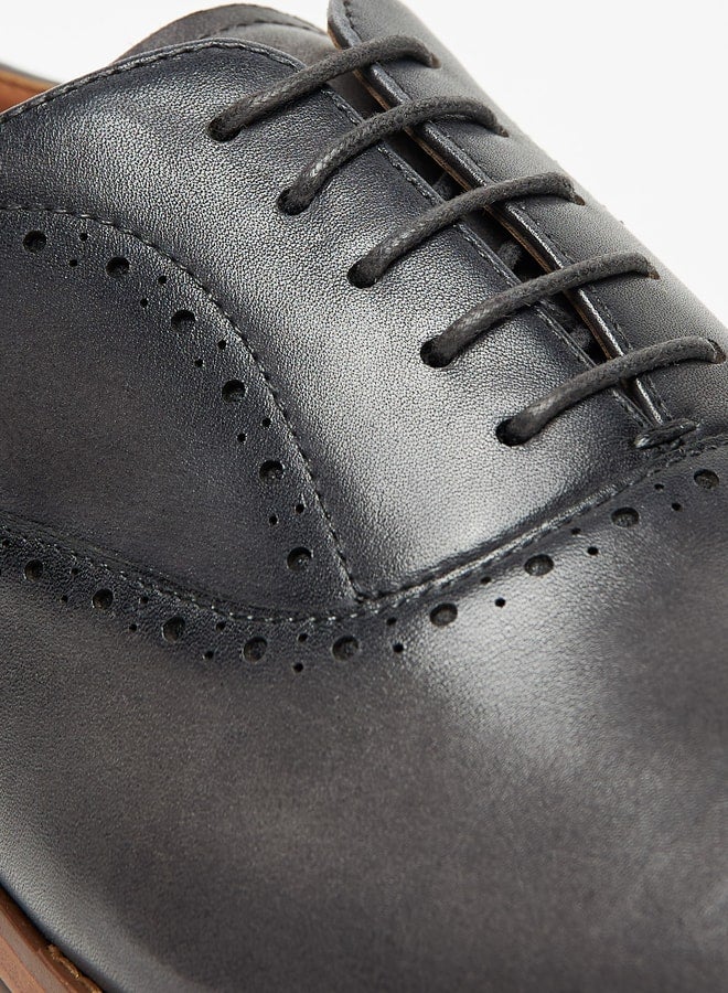 Mens' Oxford Shoes with Lace-Up Closure