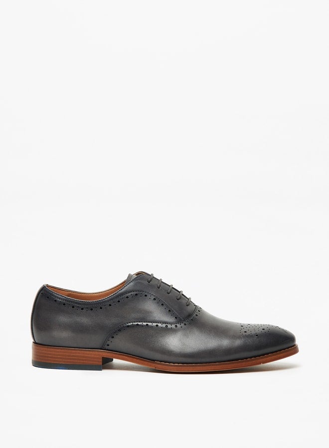 Mens' Oxford Shoes with Lace-Up Closure