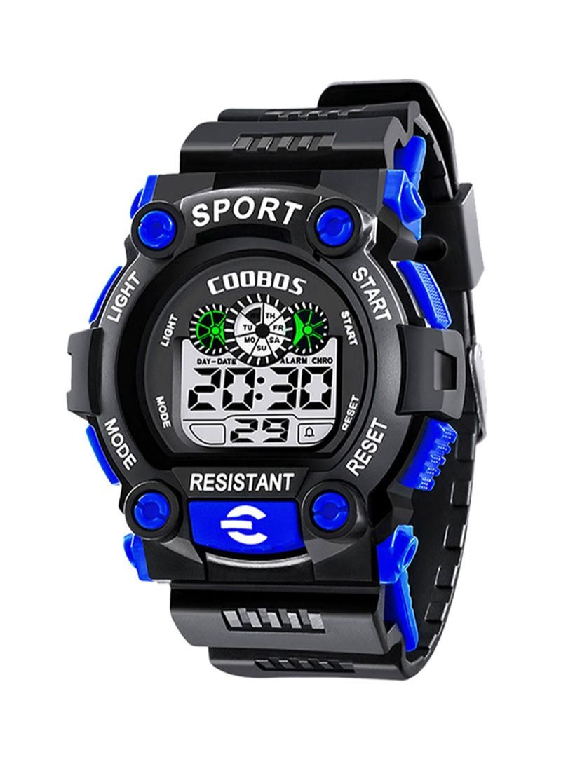 Kids' Water Resistant Rubber Digital Watch 1008