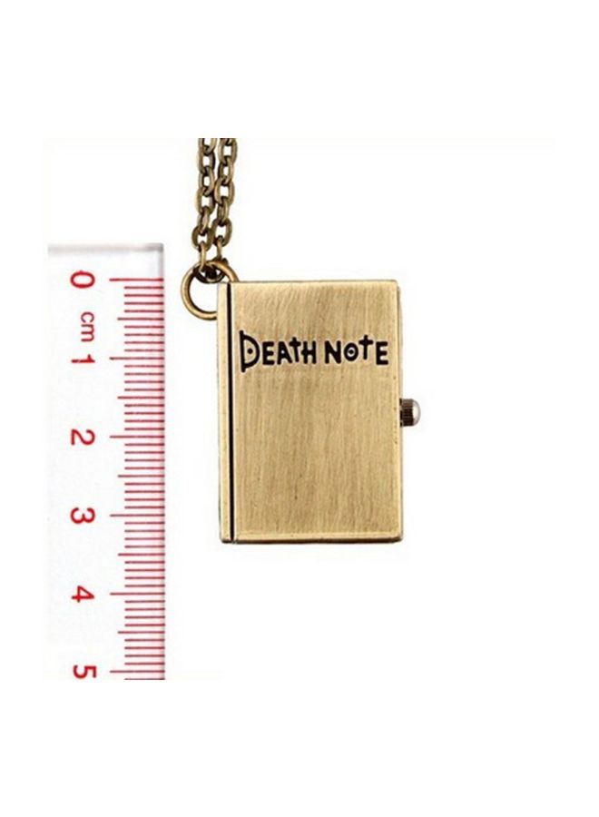 Kids' Death Note Engraved Pocket Watch Pendant J3481BZ