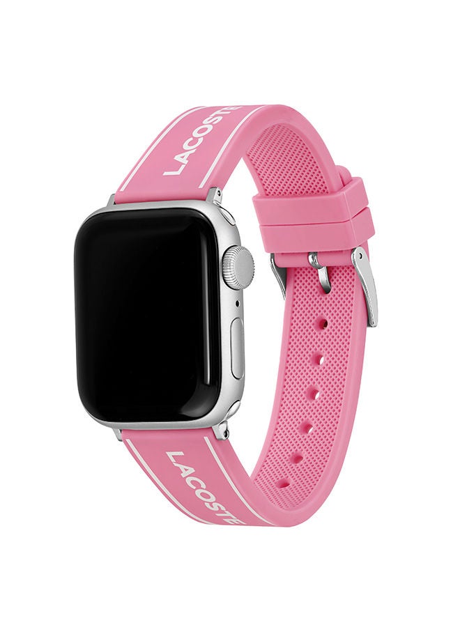 Unisex Apple Watch Strap White And Pink Silicone 38/40mm  - 2050038