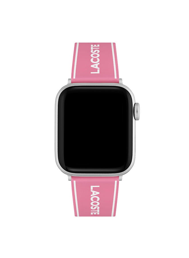 Unisex Apple Watch Strap White And Pink Silicone 38/40mm  - 2050038