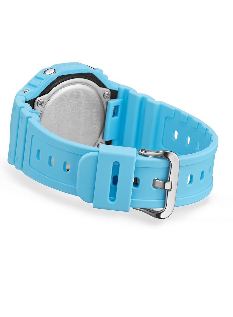 ANALOG DIGITAL TONE-ON-TONE Series GA-2100-2A2 Blue Resin Band Unisex Watch New in Box