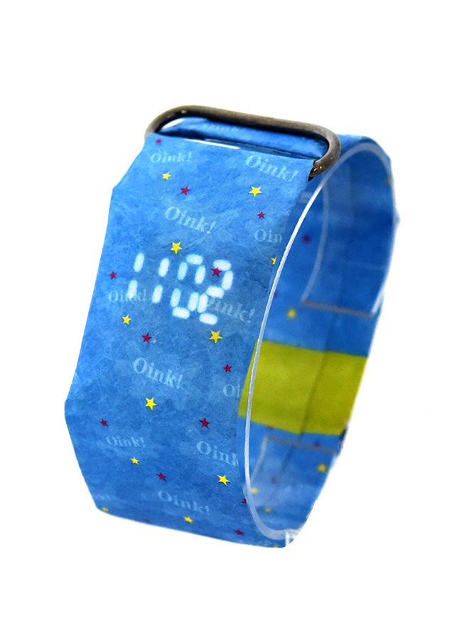 Kids' Fabric Digital Wrist Watch PW02