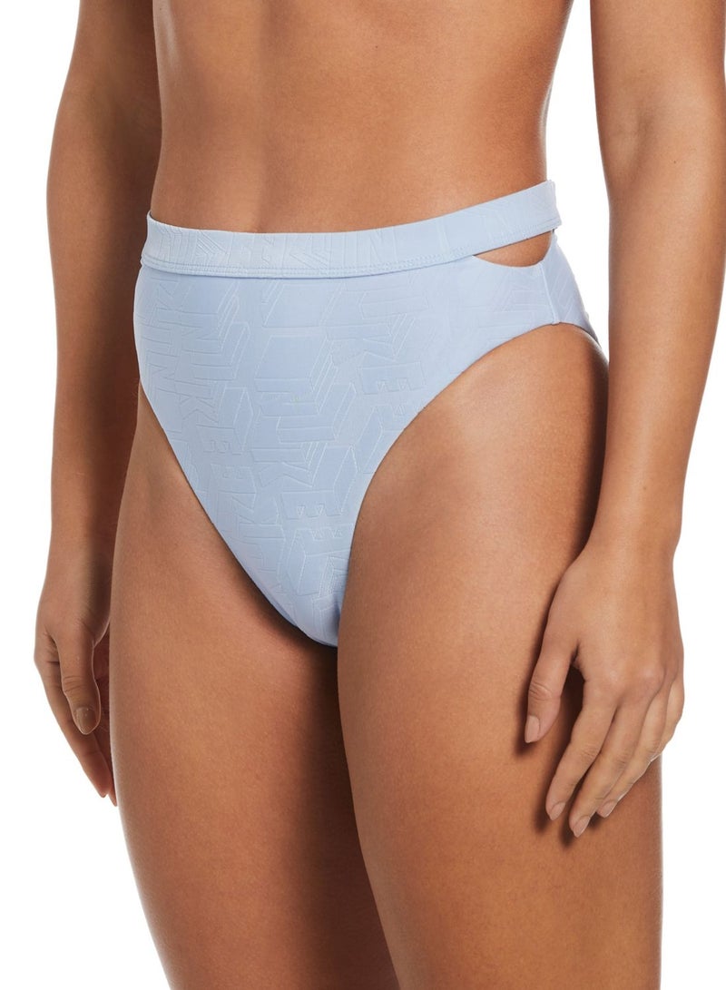 Cut Out High Waist Bikini Bottom