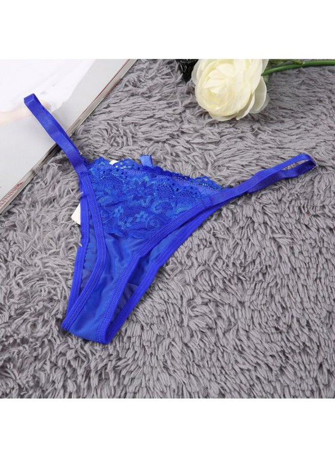 V-String Pantie Blue