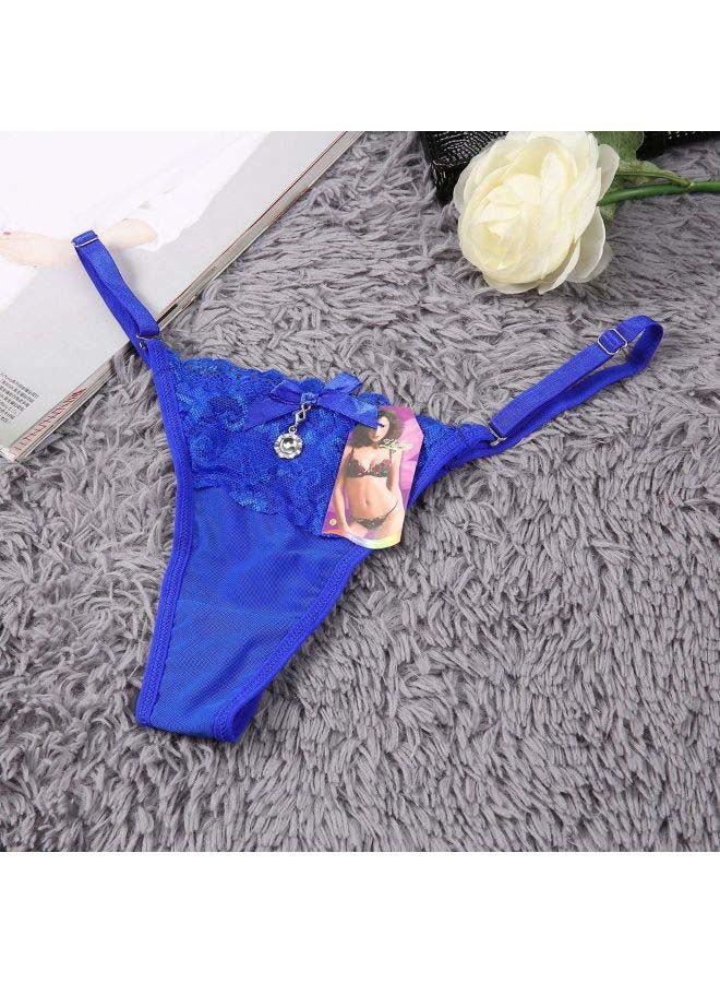 V-String Pantie Blue