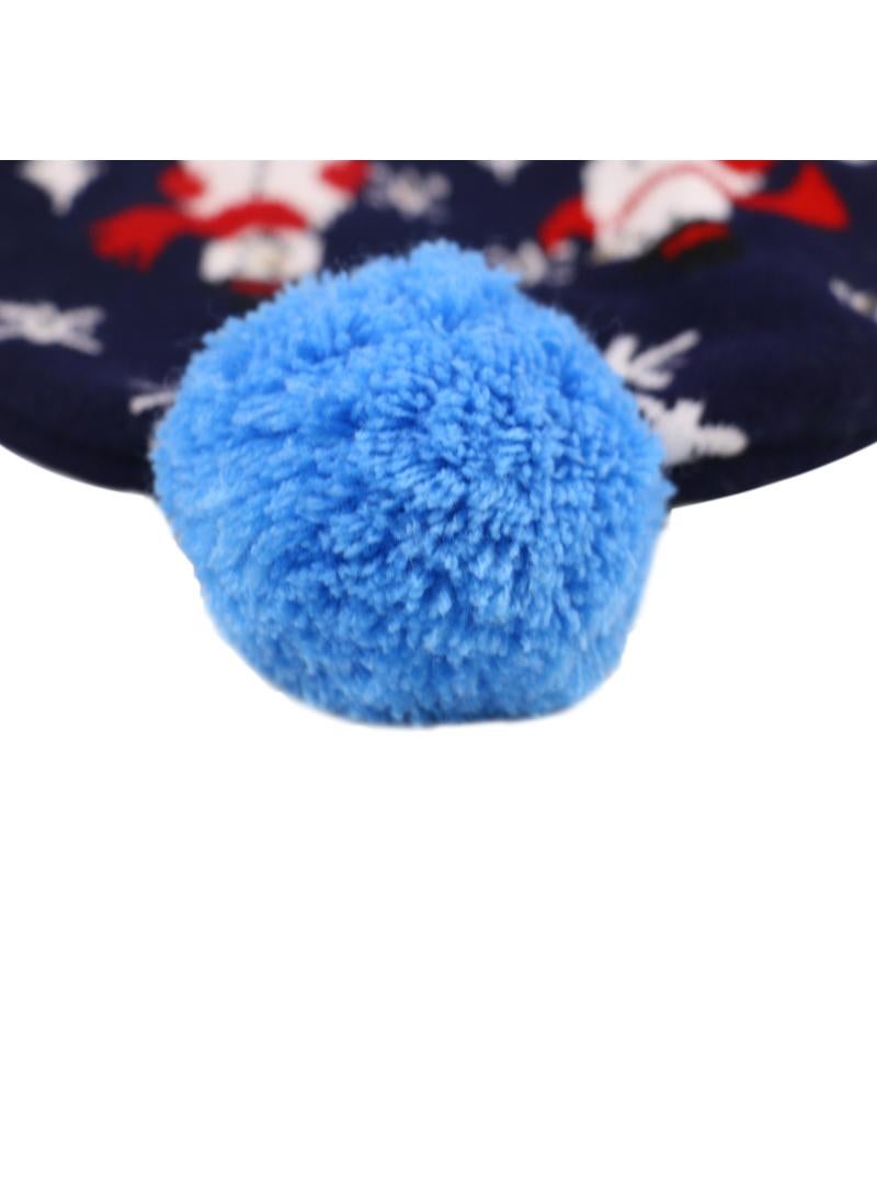 1-Pieces Snowflake Knitted Beanie Winter Outdoor Warm Decorative Hat Style C 56-60cm