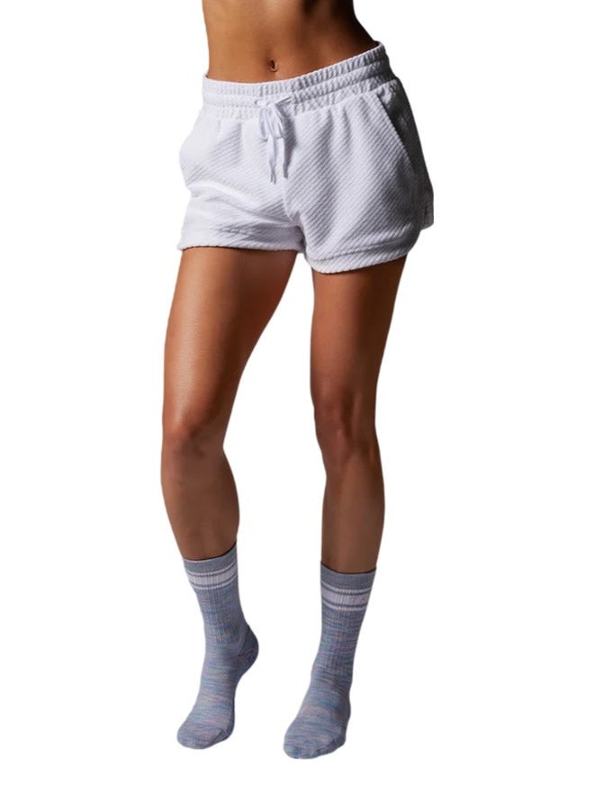 RETREAT TERRY SHORTS WHITE