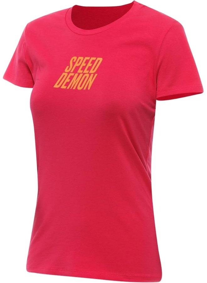 Dainese Women Speed Demon Veloce T-Shirt Wmn Casual Crew Neck Tee